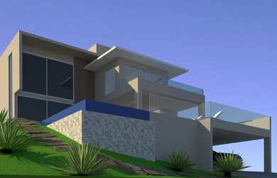 Imagem: A casa em condomínio possui 4 Dormitórios, 5 Banheiros, 5