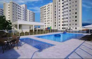 Imagem: O apartamento possui 2 Dormitórios, 1 Banheiro, 1 Vaga na garagem