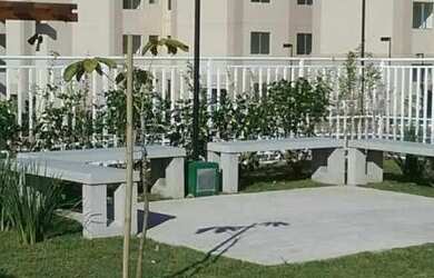 Imagem: O apartamento possui 2 Dormitórios, 1 Banheiro, 1 Vaga na garagem