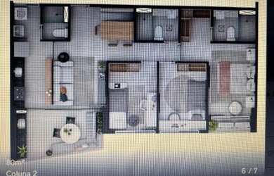 Imagem: O apartamento possui 3 Dormitórios, 3 Banheiros, 2 Vagas na