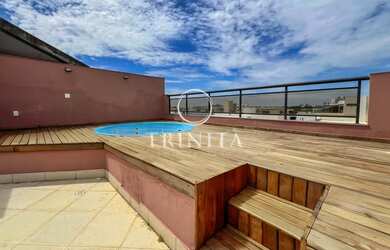 Imagem: O apartamento na cobertura possui 4 Dormitórios, 4 Banheiros