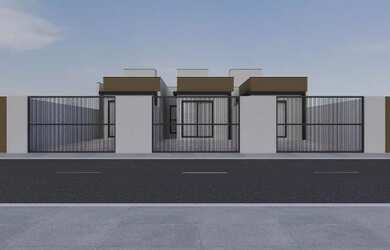 Imagem: A casa possui 2 Dormitórios, 2 Banheiros e 2 Vagas na garagem