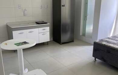 Imagem: A kitnet possui 1 Dormitório, 1 Banheiro e está localizado