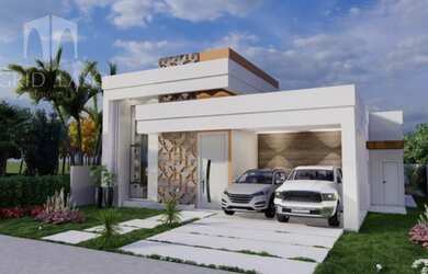 Imagem: A casa em condomínio possui 3 Dormitórios, 4 Banheiros, 2