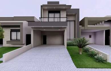 Imagem 2: Casa com 3 dormitórios à venda, 231 m² por R$ 1.450.000,00 - Residencial Terras da Estânci