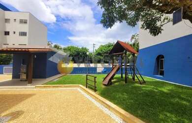 Imagem: O apartamento possui 1 Dormitório, 1 Banheiro, 1 Vaga na garagem