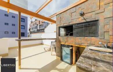 Imagem: O apartamento na cobertura possui 2 Dormitórios, 2 Banheiros