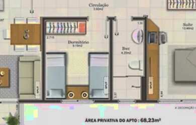 Imagem 5: Apto novo, com suíte, Barreiros/Areias