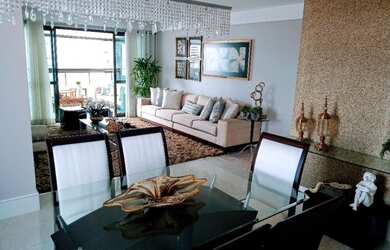 Imagem: O apartamento na cobertura possui 4 Dormitórios, 5 Banheiros