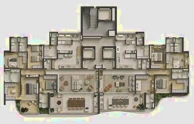 Imagem 4: Poeme Horto Lançamento Moura Dubeux 3 e 4suites 2apt por andar