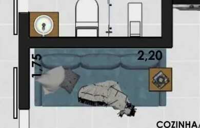 Imagem 8: FLAT - CENTREVILLE - MG. 22m² de Área, 1 Banheiroe1 Dormitório