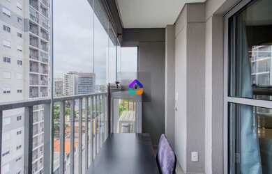 Imagem 7: Studio Mobiliado com Varanda em Moema