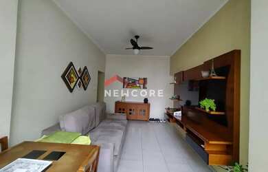 Imagem: O apartamento possui 1 Dormitório, 1 Banheiro, 1 Vaga na garagem