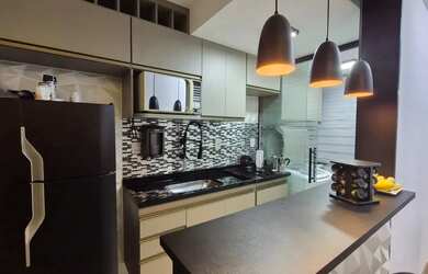 Imagem: O apartamento na cobertura possui 2 Dormitórios, 2 Banheiros