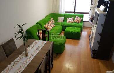 Imagem: O apartamento na cobertura possui 3 Dormitórios, 2 Banheiros