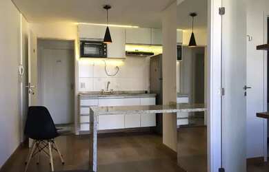 Imagem: O apartamento possui 1 Dormitório, 1 Banheiro, 32m² de Área