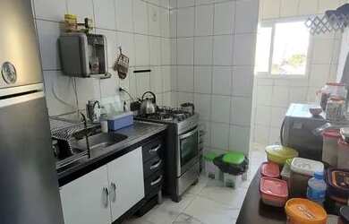 Imagem: O apartamento possui 1 Dormitório, 2 Banheiros, 1 Vaga na garagem