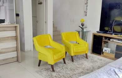 Imagem: A casa em condomínio possui 3 Dormitórios, 3 Banheiros, 2