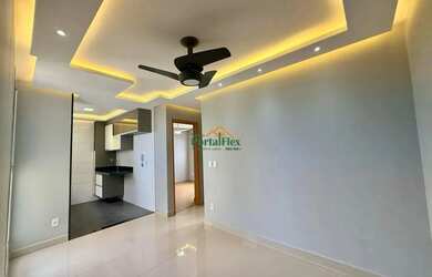 Imagem: O apartamento possui 2 Dormitórios, 1 Banheiro, 1 Vaga na garagem