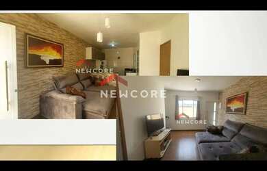 Imagem: A casa em condomínio possui 2 Dormitórios, 3 Banheiros, 2