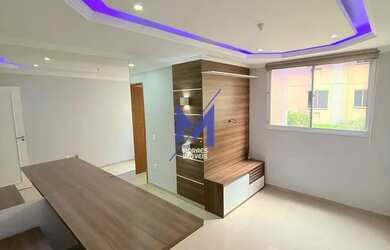 Imagem: O apartamento possui 2 Dormitórios, 1 Banheiro, 1 Vaga na garagem