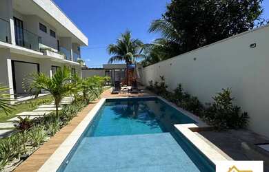 Imagem: A casa em condomínio possui 2 Dormitórios, 2 Banheiros, 2