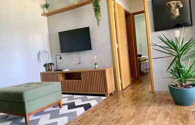 Imagem: O apartamento possui 2 Dormitórios, 3 Banheiros, 2 Vagas na