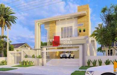 Imagem: A casa possui 3 Dormitórios, 2 Banheiros, 2 Vagas na garagem