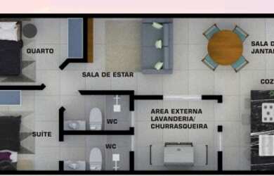 Imagem 2: Apartamento para venda possui 106 metros quadrados com 2 quartos em Vila...