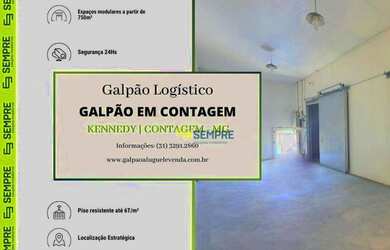 Imagem: O depósito possui 750m² de Área e está localizado em Contagem