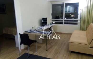 Imagem: O studio possui 1 Dormitório, 1 Banheiro, 1 Vaga na garagem