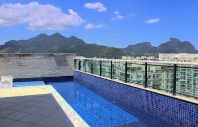 Imagem: O apartamento na cobertura possui 3 Dormitórios, 4 Banheiros