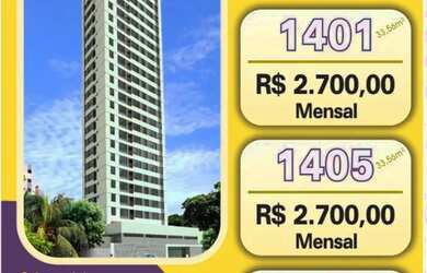 Imagem: O apartamento possui 1 Dormitório, 1 Banheiro, 1 Vaga na garagem