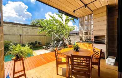 Imagem: A casa em condomínio possui 3 Dormitórios, 4 Banheiros, 4