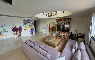 Imagem: O apartamento na cobertura possui 4 Dormitórios, 5 Banheiros