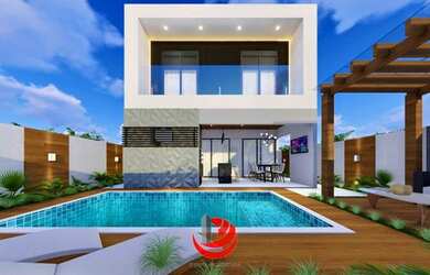 Imagem: A casa em condomínio possui 3 Dormitórios, 4 Banheiros, 4