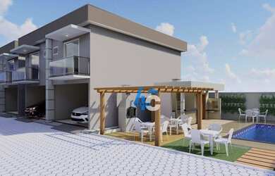 Imagem: A casa em condomínio possui 2 Dormitórios, 3 Banheiros, 1