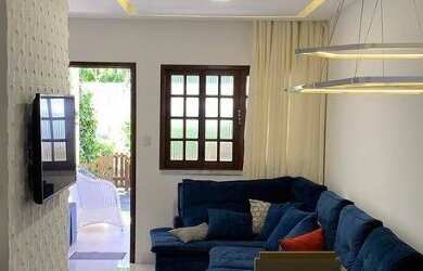 Imagem: A casa em condomínio para alugar possui 2 Dormitórios, 3 Banheiros