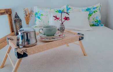 Imagem: O studio possui 1 Dormitório, 1 Banheiro, 22m² de Área e