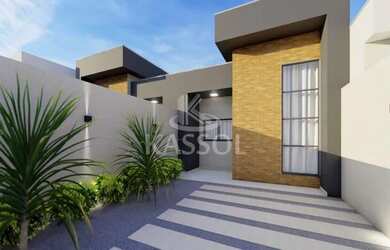 Imagem: A casa possui 2 Dormitórios, 2 Banheiros, 2 Vagas na garagem