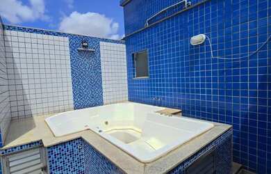 Imagem: O apartamento na cobertura possui 4 Dormitórios, 4 Banheiros