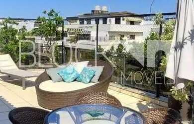 Imagem: O apartamento na cobertura possui 4 Dormitórios, 5 Banheiros