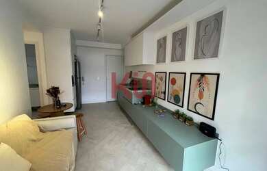 Imagem: O apartamento possui 1 Dormitório, 1 Banheiro, 33m² de Área