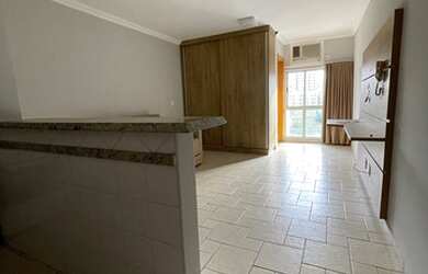 Imagem: O studio possui 1 Dormitório, 1 Banheiro, 1 Vaga na garagem