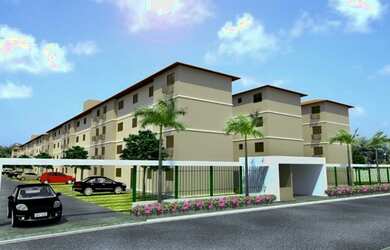 Imagem: O apartamento possui 2 Dormitórios, 1 Banheiro, 1 Vaga na garagem