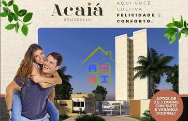 Imagem: O apartamento possui 2 Dormitórios, 2 Banheiros, 1 Vaga na