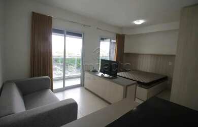 Imagem: O studio possui 1 Dormitório, 1 Banheiro, 1 Vaga na garagem