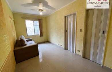 Imagem: O apartamento e possui 1 Dormitório, Suítes, 1 Banheiro