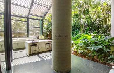 Imagem: O apartamento possui 1 Dormitório, 1 Banheiro, 1 Vaga na garagem