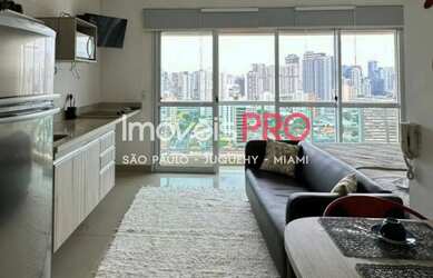 Imagem: O apartamento possui 1 Dormitório, 1 Banheiro, 1 Vaga na garagem